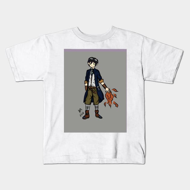 Wizard concept design Kids T-Shirt by Thedisc0panda